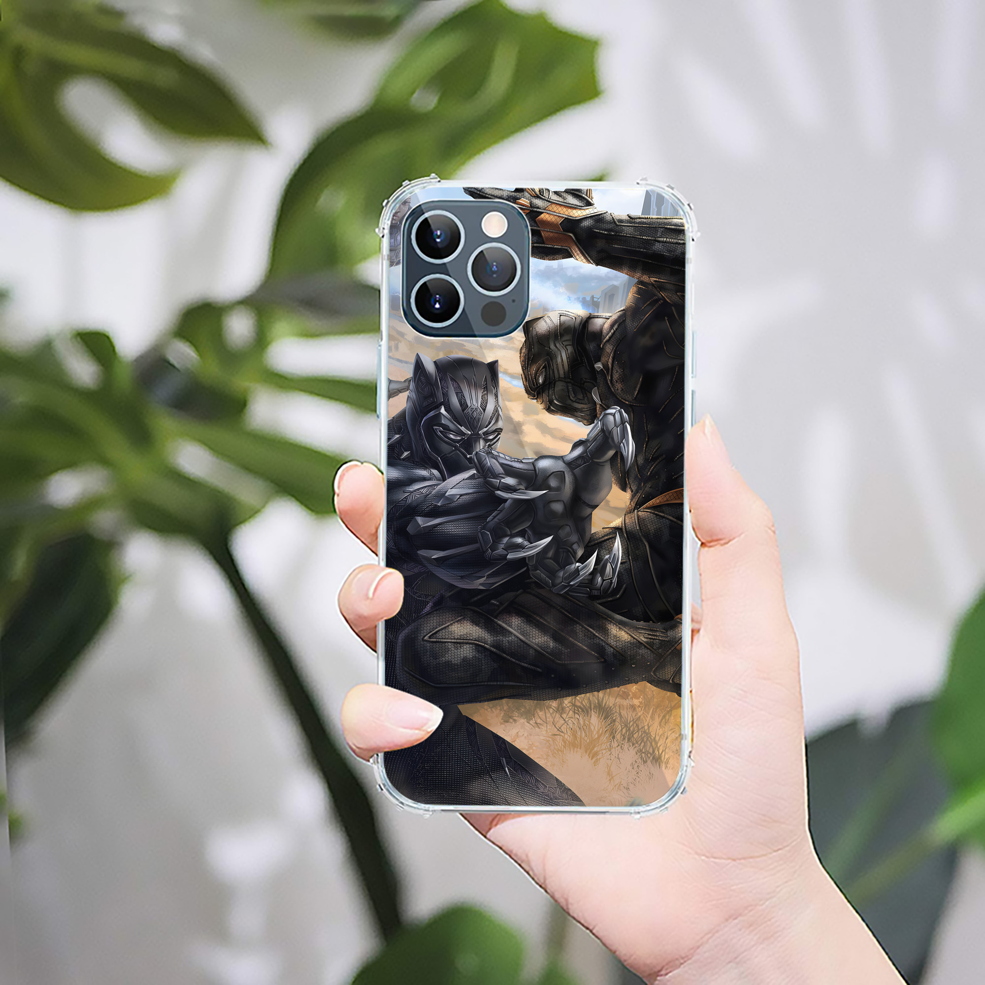 （画像用） アベンジャーズ The Avengers 【iPhone 12シリーズ対応】透明スマホケース（クリアソフトケース）